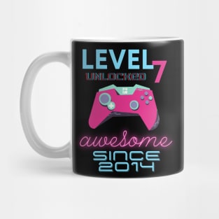 Level 7 Unlocked Awesome 2014 Video Gamer Mug